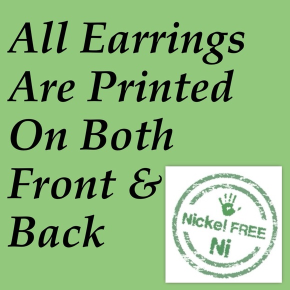 Faux Leather Earrings Bunny Easter - Picture 3 of 3